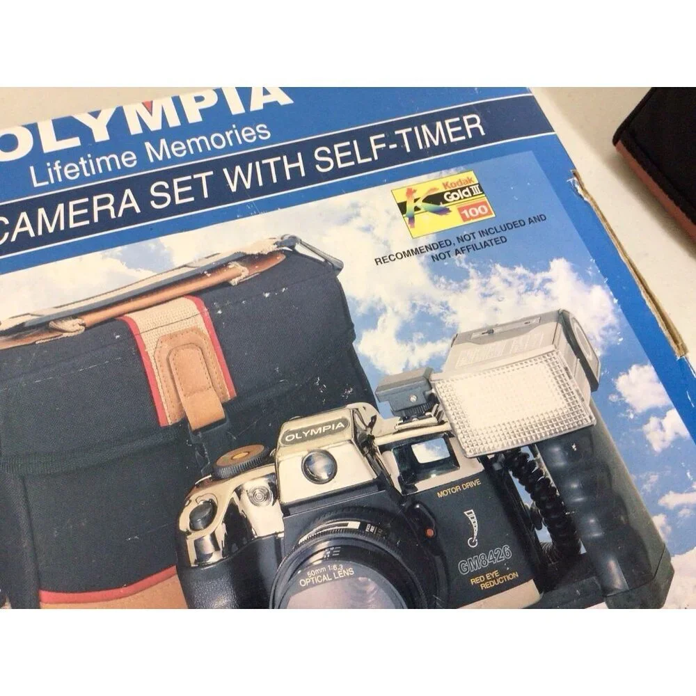 Olympia Camera Set with Carrying Case GM8426 NEW